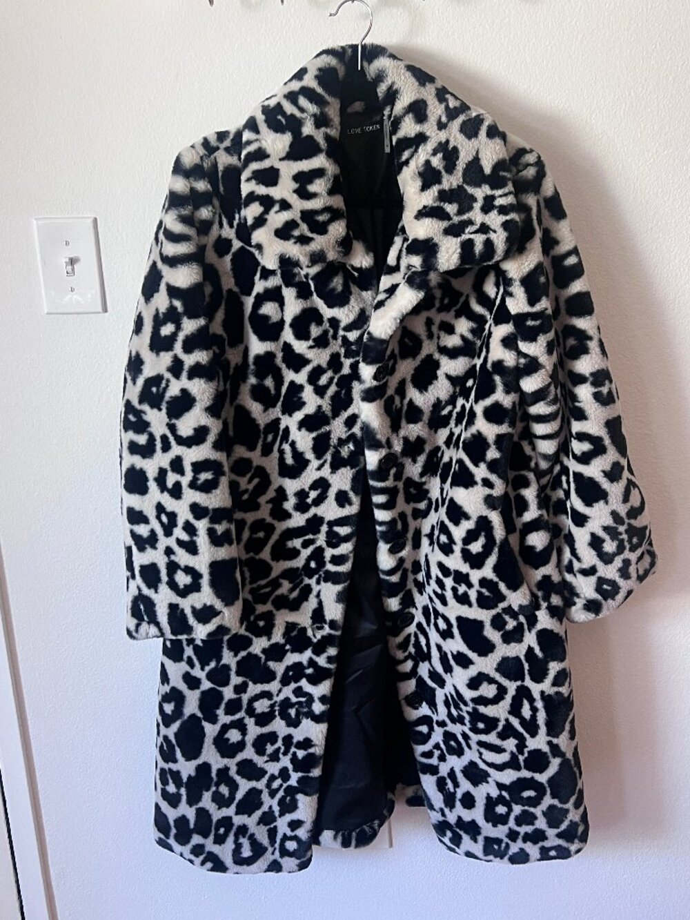 Love Token Faux Fur Jacket